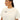 RIP Plastic Trays Womens Boxy Tee Ivory on woman closeup