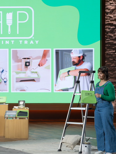 Repaint Tray Billie Asmus on Shark Tank Presenting