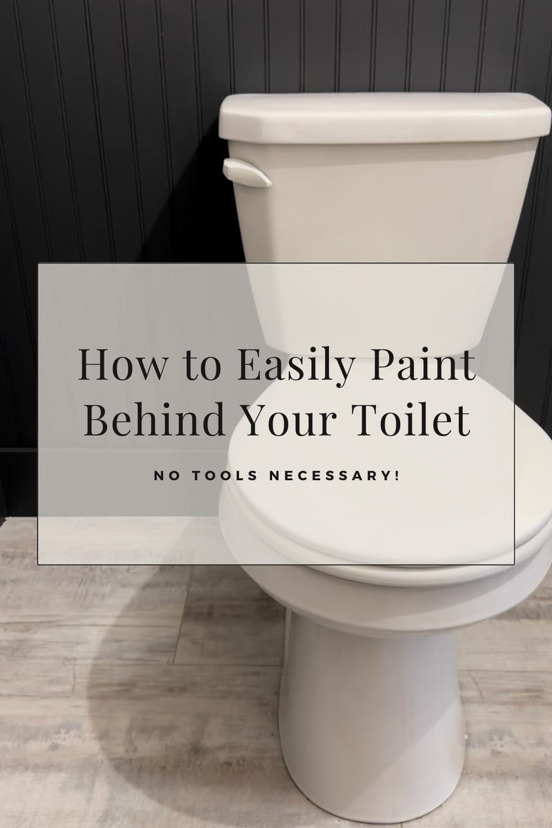 How to Paint Behind Your ToiletN Repaint Studios