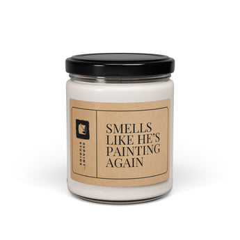 Smells Like he's Painting Again - candle 